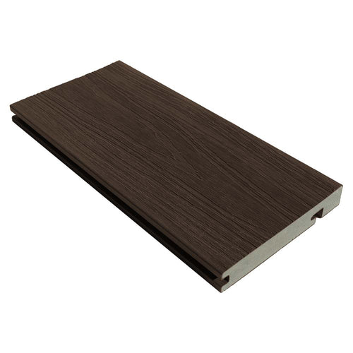 EasyFit COMPOSITE DECK FINISHED END 140 x 22 x 3600mm WALNUT