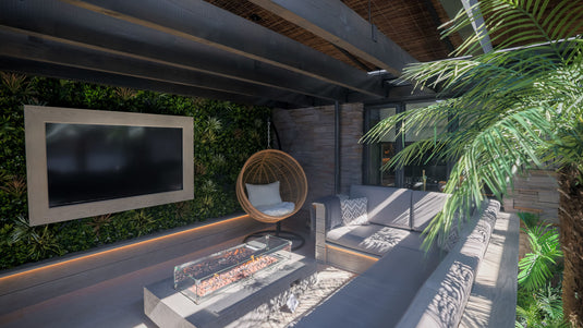 EASYFIT LUXURY ARTIFICIAL LIVING WALL PANEL - 1 x 1m - RAINFOREST