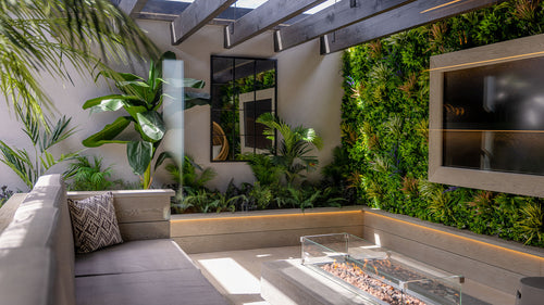 EASYFIT LUXURY ARTIFICIAL LIVING WALL PANEL - 1 x 1m - RAINFOREST